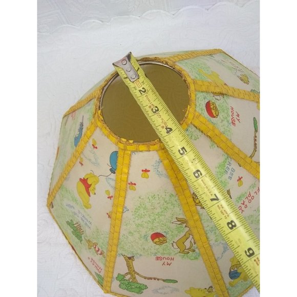 VTG Winnie The Pooh 18" (Across) Ceiling/ lamp shade walt disney prod. READ - Picture 8 of 12